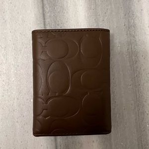 Coach Tri-Fold Wallet - Tobacco - F74539